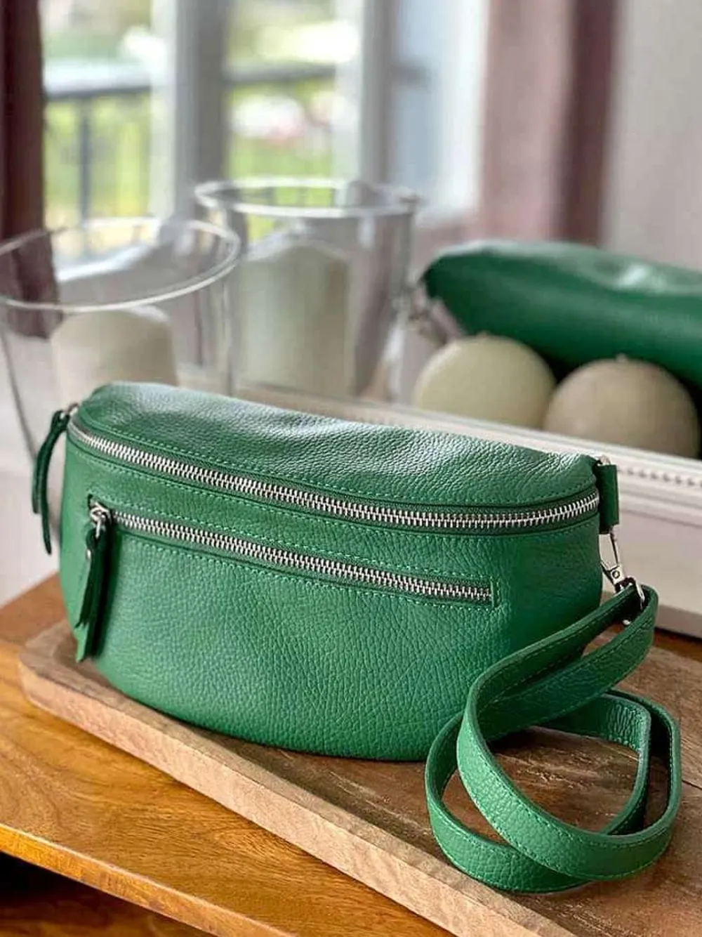 Fashion Sac Banane Vert Pomme Chelby Femmes Sac Banane