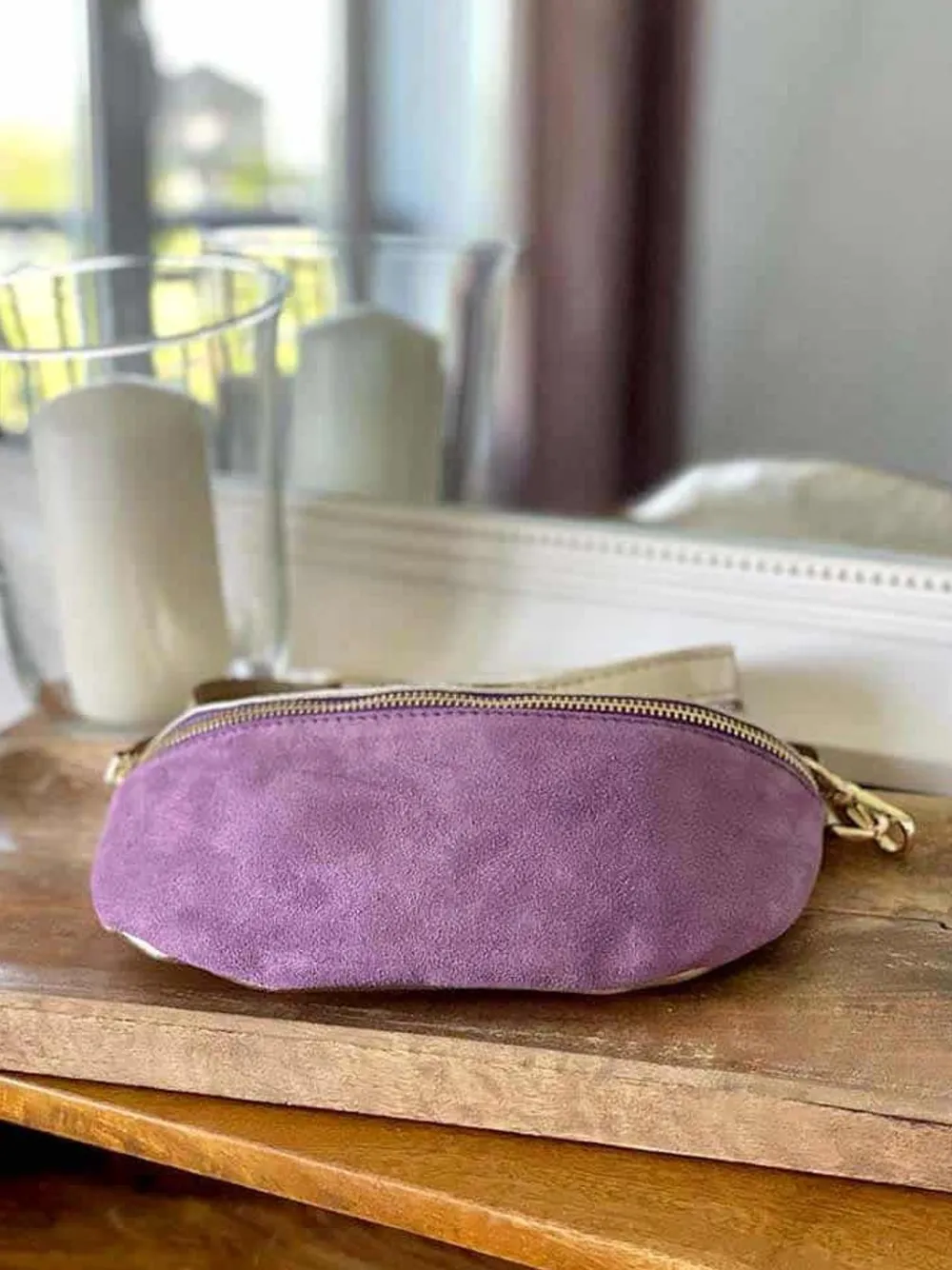 Fashion Sac Banane Violet Lilas Vaelle Femmes Sac Banane