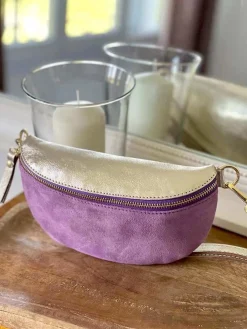 Fashion Sac Banane Violet Lilas Vaelle Femmes Sac Banane