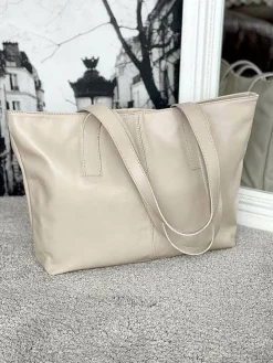 New Sac Beige Noemie Femmes Sac Format A4 Et +