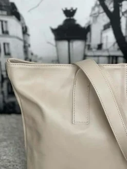 New Sac Beige Noemie Femmes Sac Format A4 Et +