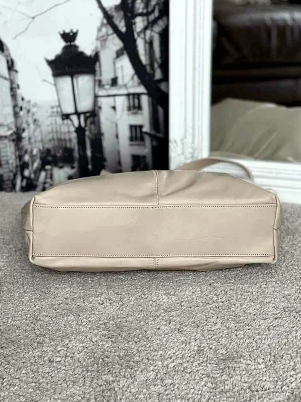New Sac Beige Noemie Femmes Sac Format A4 Et +