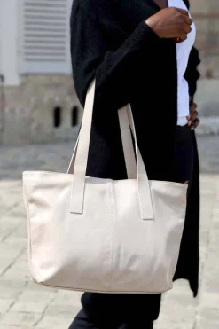 New Sac Beige Noemie Femmes Sac Format A4 Et +