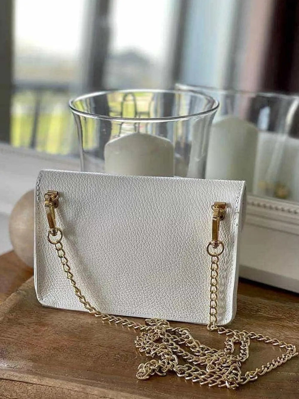 Fashion Sac Blanc Ilona Femmes Sac Porte Epaule Avec Sangle
