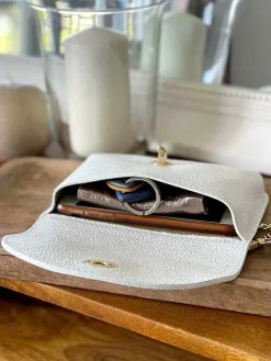 Fashion Sac Blanc Ilona Femmes Sac Porte Epaule Avec Sangle