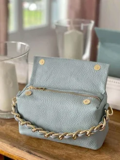 Hot Sac Bleu Ciel Clover Femmes Sac Porte Epaule Avec Sangle