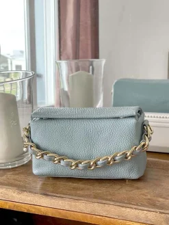 Hot Sac Bleu Ciel Clover Femmes Sac Porte Epaule Avec Sangle