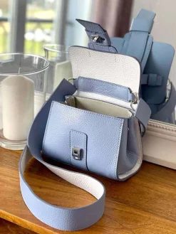 Clearance Sac Bleu Ciel Drixy Femmes Sac Porte Epaule Avec Sangle