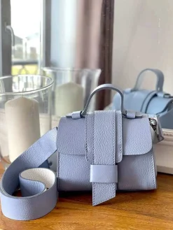 Clearance Sac Bleu Ciel Drixy Femmes Sac Porte Epaule Avec Sangle