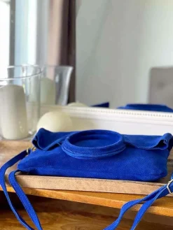 Hot Sac Bleu Flash Marina Femmes Petit Sac