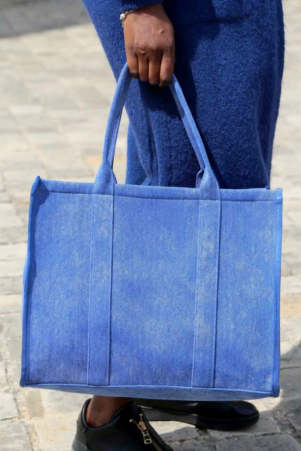 New Sac Bleu Miranda Femmes Sac Format A4 Et +