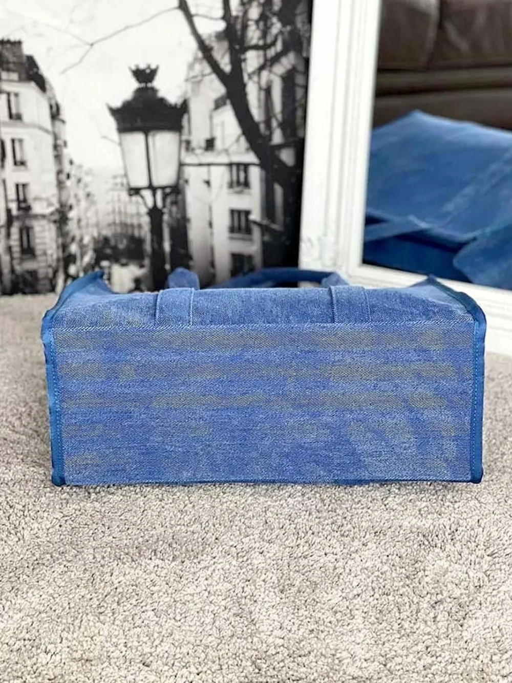 New Sac Bleu Miranda Femmes Sac Format A4 Et +