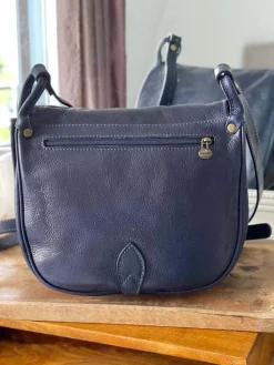 Store Sac Bleu Stefania Femmes Sac Porte Epaule Avec Sangle