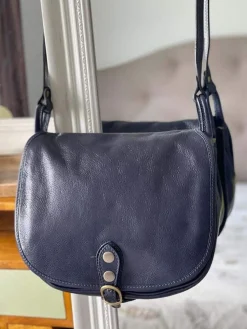 Store Sac Bleu Stefania Femmes Sac Porte Epaule Avec Sangle