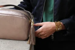 Fashion Sac Dore Champagne Jazz Femmes Sac À Main Camera