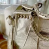 Shop Sac Dore Or Fabiola Femmes Sac Porte Epaule Avec Sangle