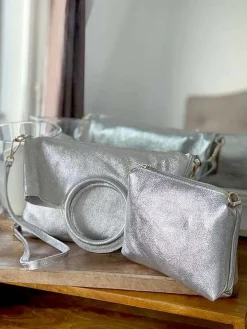 Discount Sac Gris Argent Scarlett Femmes Petit Sac