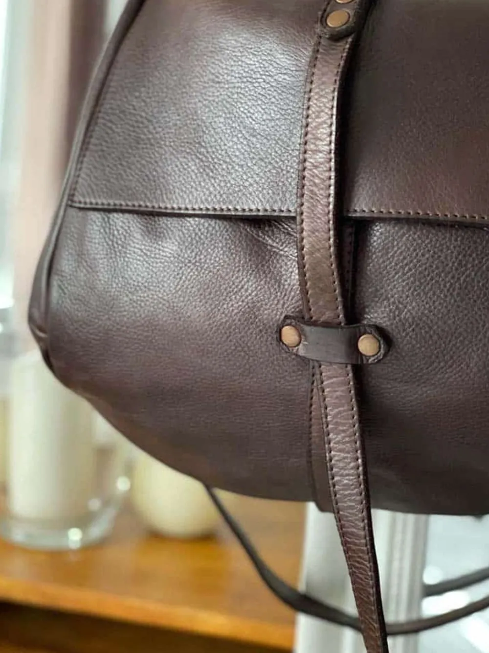 Cheap Sac Marron Cafe Ninon Femmes Sac Format A4 Et +