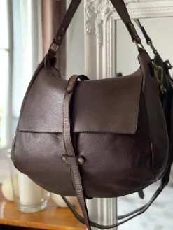 Cheap Sac Marron Cafe Ninon Femmes Sac Format A4 Et +