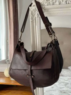 Cheap Sac Marron Cafe Ninon Femmes Sac Format A4 Et +