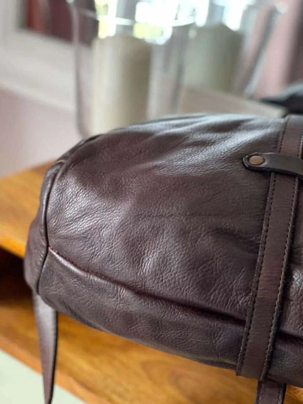 Cheap Sac Marron Cafe Ninon Femmes Sac Format A4 Et +