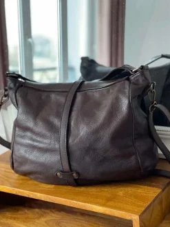 Cheap Sac Marron Cafe Ninon Femmes Sac Format A4 Et +