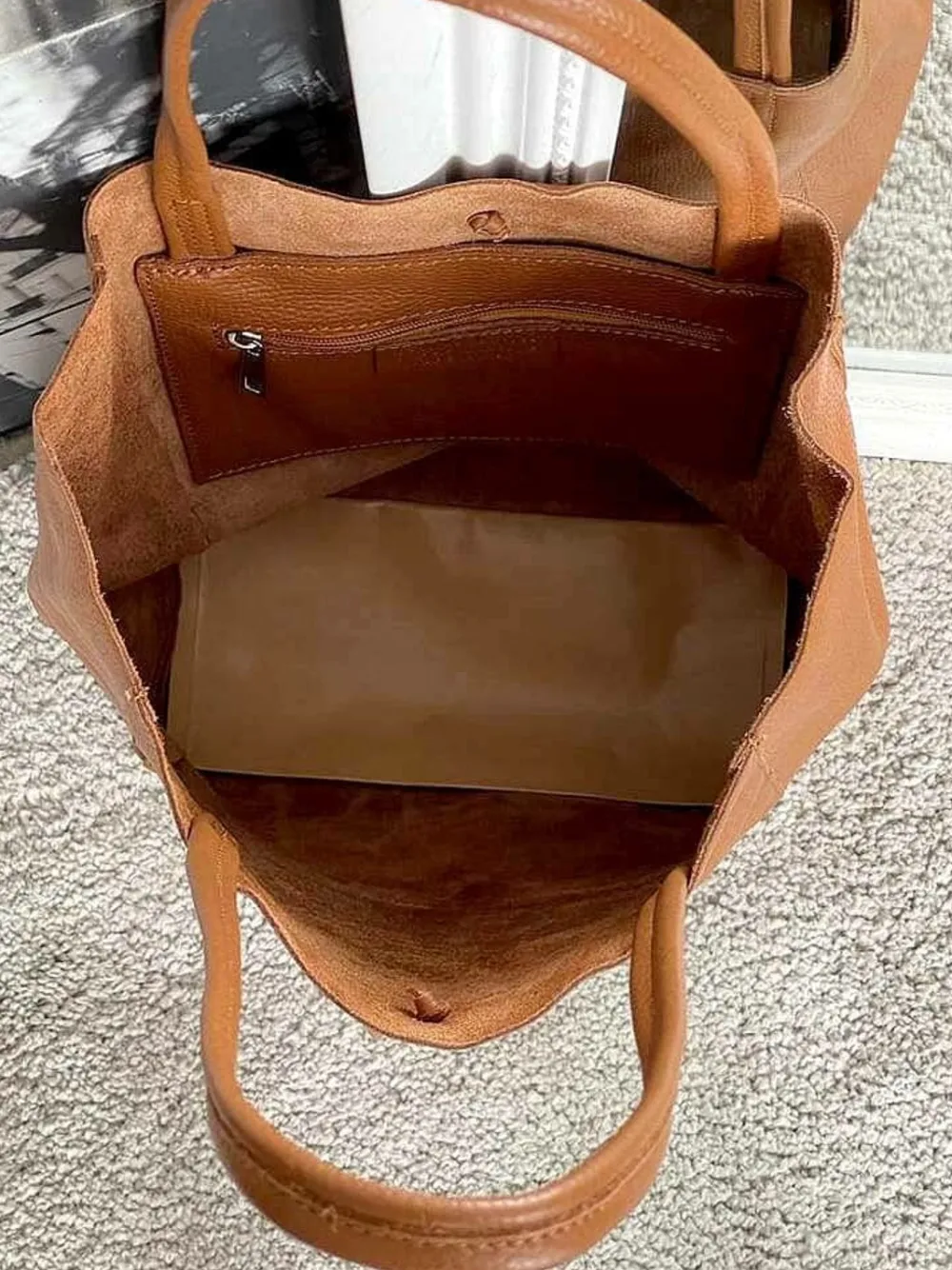 Discount Sac Marron Camel Agata Femmes Sac Format A4 Et +