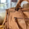 Hot Sac Marron Camel Bradie Femmes Sac Porte Epaule Avec Sangle