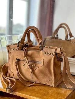 Hot Sac Marron Camel Bradie Femmes Sac Porte Epaule Avec Sangle