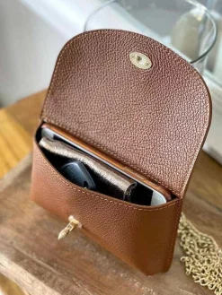 Sale Sac Marron Camel Ilona Femmes Sac Porte Epaule Avec Sangle