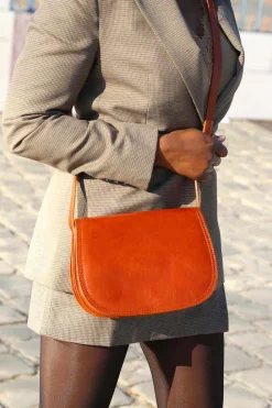 Best Sac Marron Camel Marlow Femmes Sac Porte Epaule Avec Sangle