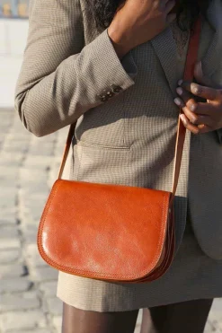 Best Sac Marron Camel Marlow Femmes Sac Porte Epaule Avec Sangle