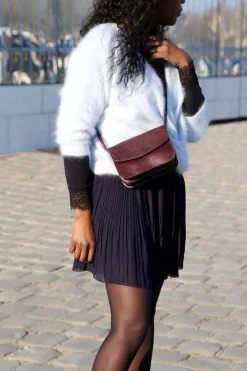 Clearance Sac Marron Chocolat Filie Femmes Sac Porte Epaule Avec Sangle