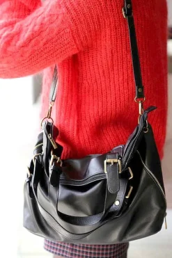 Shop Sac Noir Cyrielle Femmes Sac Format A4 Et +