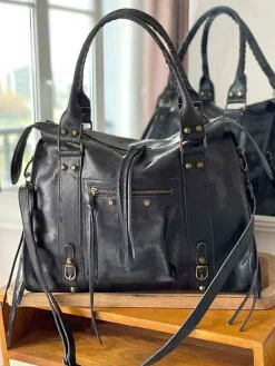 Sale Sac Noir Eloane Femmes Sac Porte Epaule Avec Anse