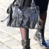 Shop Sac Noir Eloane Midi Femmes Sac Porte Epaule Avec Sangle