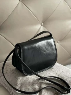 Clearance Sac Noir Marlow Femmes Sac Porte Epaule Avec Sangle