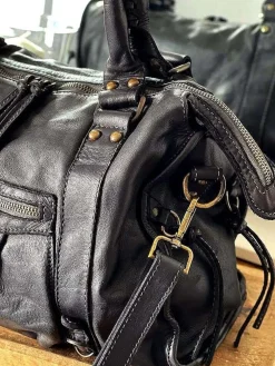 Hot Sac Noir Monroe Femmes Sac Porte Epaule Avec Anse
