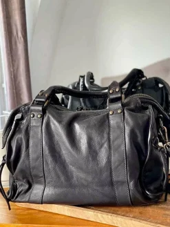 Hot Sac Noir Monroe Femmes Sac Porte Epaule Avec Anse