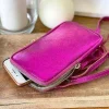 Clearance Sac Portable En Cuir Rose Kira Femmes Sac Taille Téléphone Portable