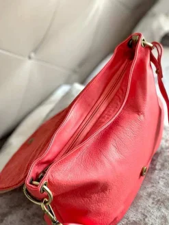 Fashion Sac Rose Corail Yasmine Femmes Sac Porte Epaule Avec Sangle