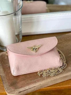 Discount Sac Rose Nude Ilona Femmes Sac Porte Epaule Avec Sangle