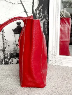 Hot Sac Rouge Agata Femmes Sac Format A4 Et +