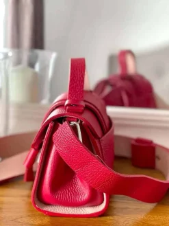 Best Sac Rouge Drixy Femmes Sac Porte Epaule Avec Sangle
