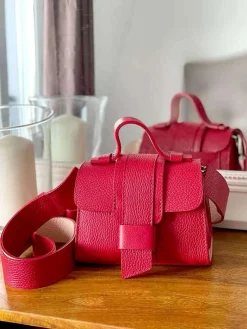 Best Sac Rouge Drixy Femmes Sac Porte Epaule Avec Sangle