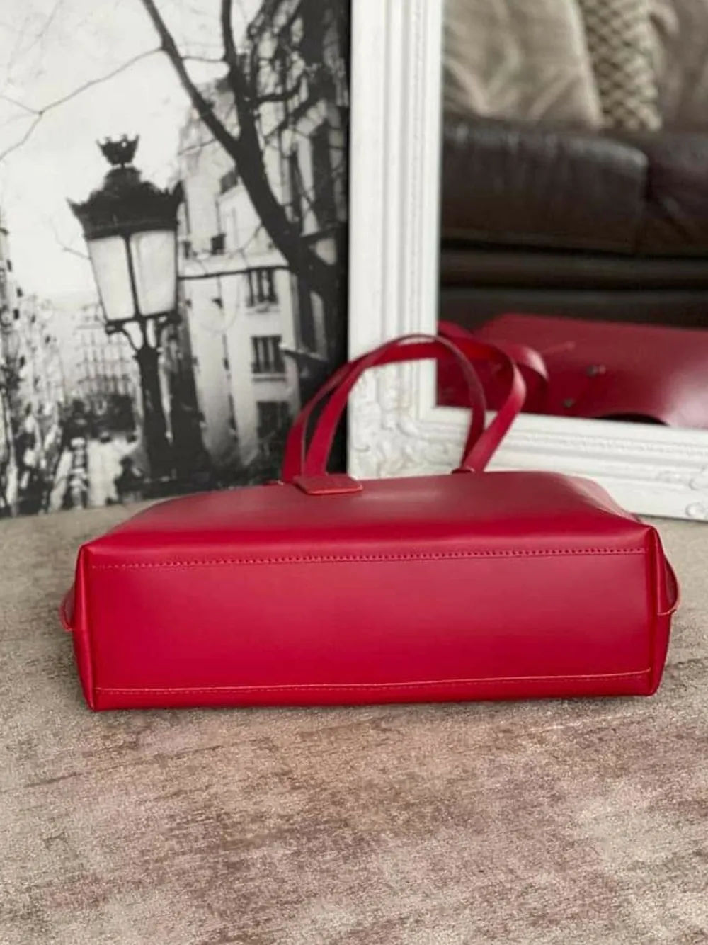 Clearance Sac Rouge Erika Femmes Sac Format A4 Et +