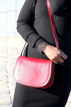 Online Sac Rouge Marlow Femmes Sac Porte Epaule Avec Sangle