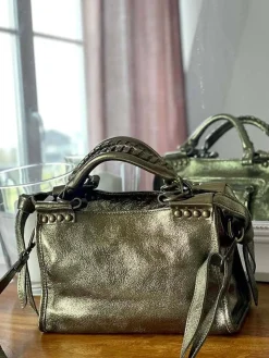 New Sac Vert Anis Fabiola Femmes Sac Porte Epaule Avec Sangle