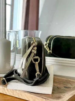 Fashion Sac Vert Kaki Jasmyne Mini Femmes Sac Porte Epaule Avec Sangle