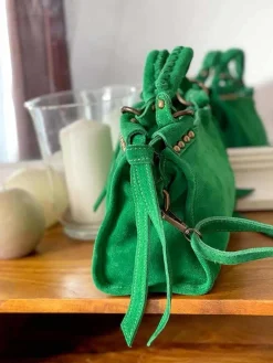 Best Sale Sac Vert Pomme Bradie Femmes Sac Porte Epaule Avec Sangle